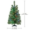 thumbnail image 3 of Holiday Time Noble 24" Pre-Lit Regular Full Spruce Christmas Tree - Green, 3 of 4