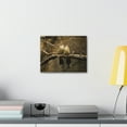 thumbnail image 4 of Cuckoo Bird Couple Sitting on a Tree Branch Print Animal Wall Art Wildlife Canvas Prints Wall Art Ready to Hang Unframed, 4 of 18