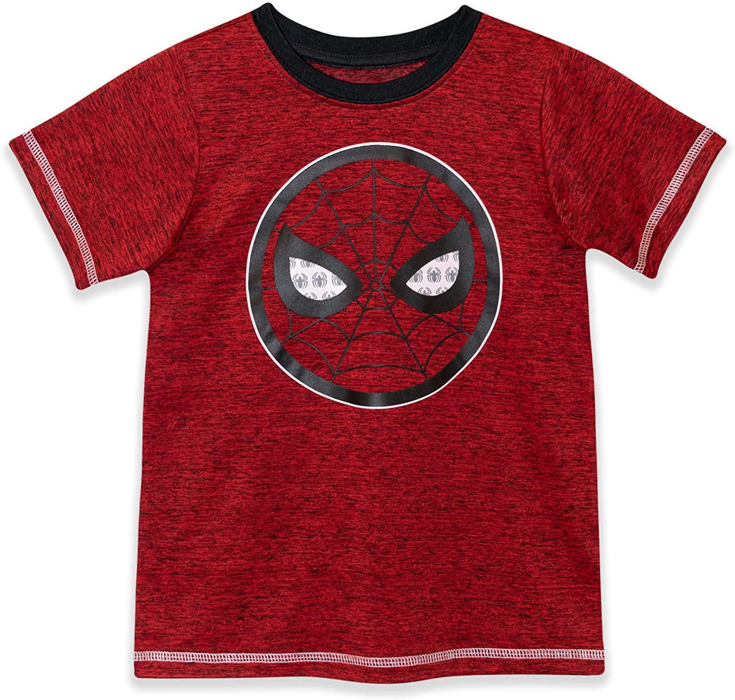 Avengers Marvel and Spiderman Superhero Shirts 3-Pack for Boys and Toddlers 