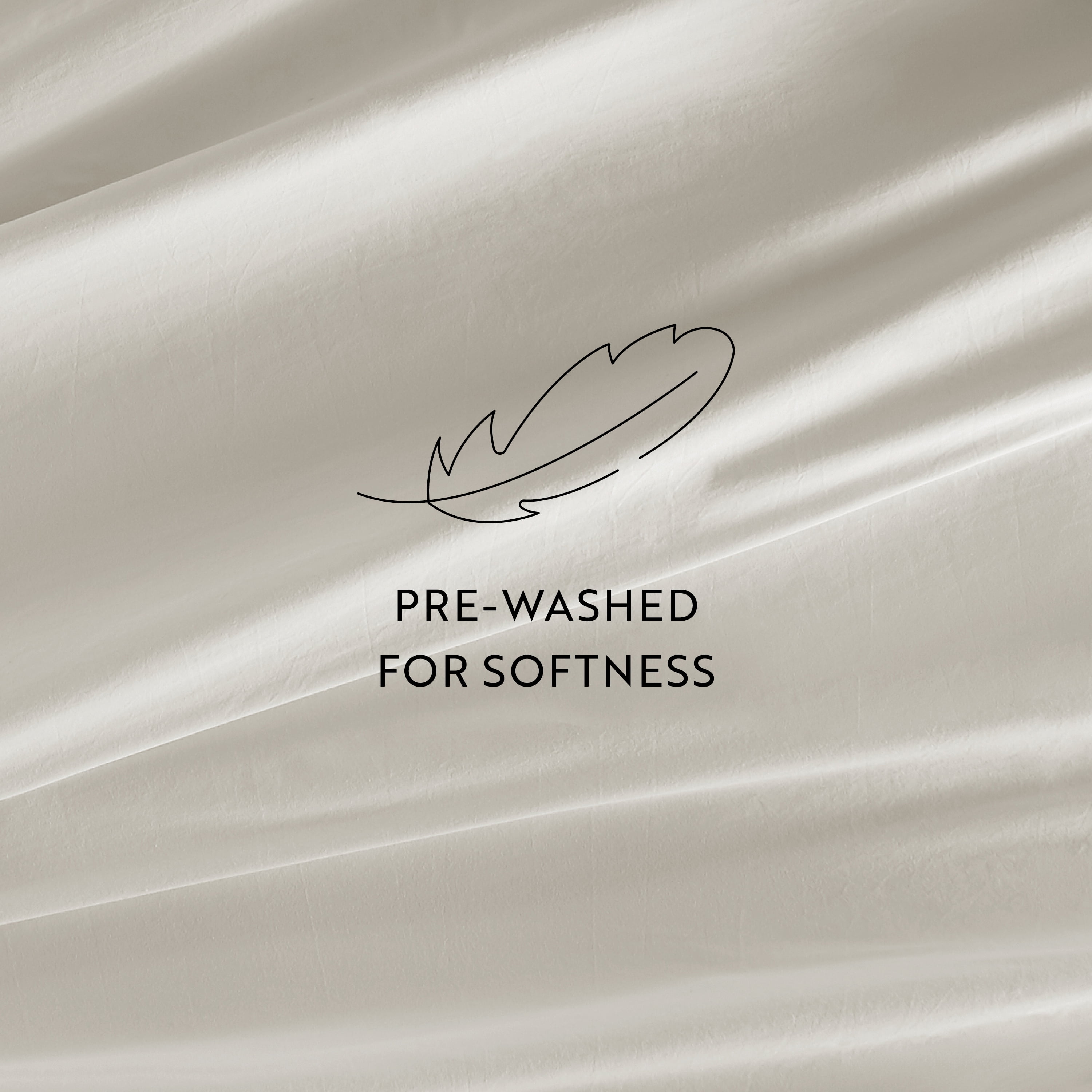 Noble Linens 300 Thread Count 4 Piece Cotton Sheet Set in Ivory ,Twin