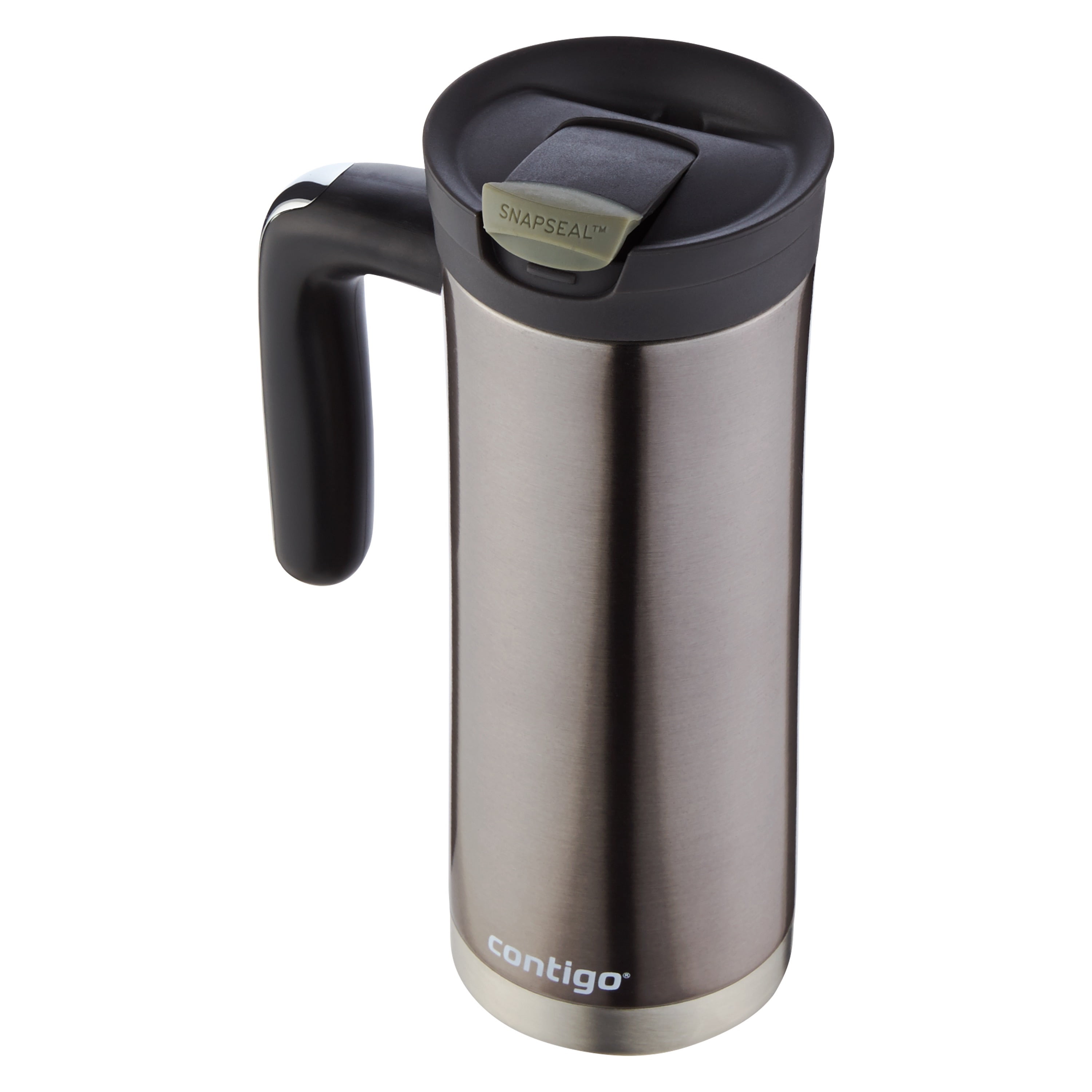  Contigo Snapseal Byron Vacuum-Insulated Stainless Steel Travel  Mug, 16 Oz, Gunmetal : Home & Kitchen