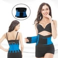 thumbnail image 4 of Faja moldeadora de cintura para mujer, faja moldeadora de cintura para ejercicio XXL Azul, 4 of 9