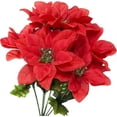 thumbnail image 2 of Nvzi 10 piezas de flores de tulipán artificiales, ramo de tulipanes de tacto real, ramo de tulipanes falsos para decoración de fiestas de bodas en el jardín del hogar (blanco), 2 of 4