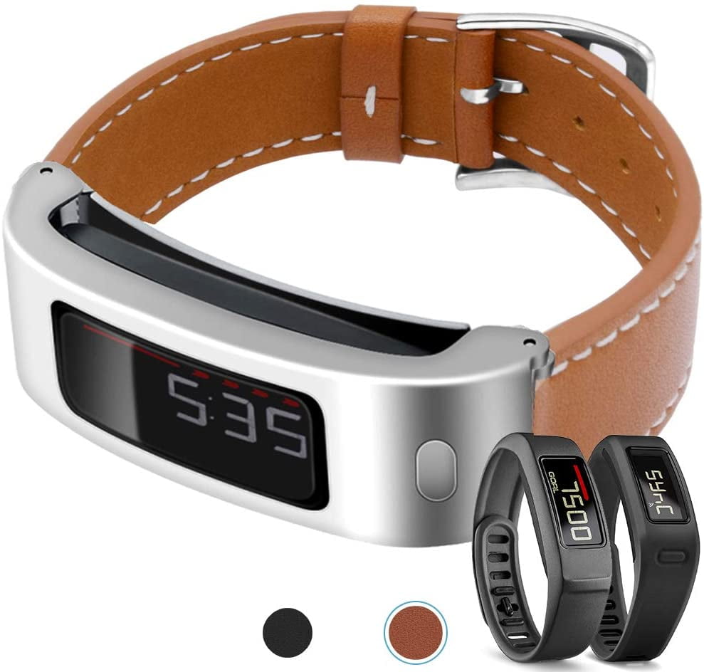 Garmin Vivofit Case Leather Bands - C2DJOY(2018 Metal Steel Case with  Leather Bands Only for Garmin Vivofit 1 | Walmart Canada