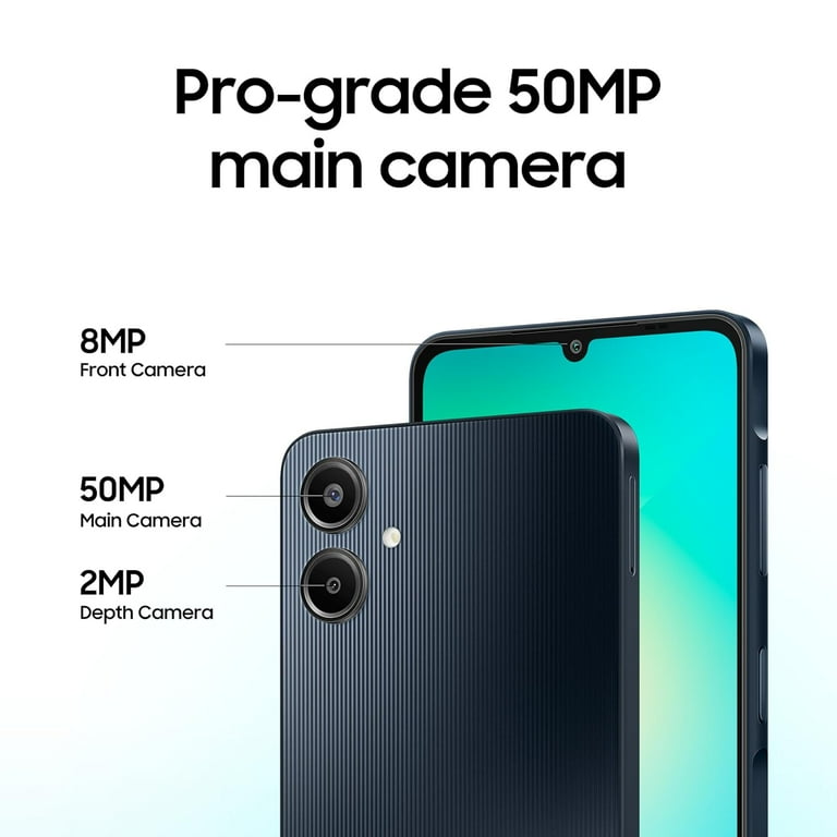 SIMフリー】Galaxy A06 ブラック 4GB/128GB｜高性能｜新品