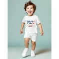 thumbnail image 1 of PARTY LABOR Pattern Cotton Short Sleeve T-shirt Boy's Summer Outdoor Sports Outfit tee top, 1 of 5