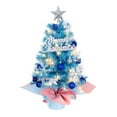 thumbnail image 2 of Illuminated Mini Christmas Tree Desktop Ornament 177 Inch Battery Powered Holiday For Home Party Festive Display, 2 of 5