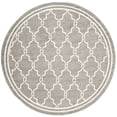 thumbnail image 3 of Safavieh Amherst Wesley Geometric Area Rug, Dark Gray/Beige, 7' x 7' Round, 3 of 8
