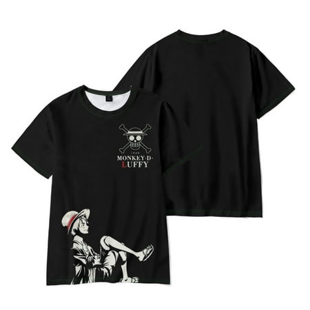 

Retro Fashion and Popular Anime One Piece 3D Printed Kids T-shirt Anime One Piece Loose Casual Cotton Children s Short Sleeve T-shirt Gifts for Boys and Girls