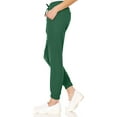 thumbnail image 2 of MediChic Womens Scrub Joggers 4-Way Stretch Anti-Wrinkle Moisture-Wicking Elastic Waistband Four Pocket Jogger Pants, 2 of 4