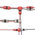 thumbnail image 2 of 5pcs Quick Splice Scotch Lock Wire Wiring Connector for 1 Pin 2 Pin 22-18AWG LED Strip Wire Car Audio Cable Terminals Crimp, 2 of 6