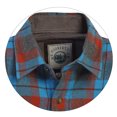 thumbnail image 3 of Gioberti Boy's Single Pocket Flannel Shirt with Corduroy Contrast, 3 of 6