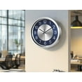thumbnail image 6 of 12 Inch Silent Wall Clock Battery Operated Modern Metal Wall Clock Decorative for Living Room Kitchen Home Office School, 6 of 14