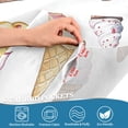 thumbnail image 4 of Yayeee Kitchen Valance Rod Pocket 54" x 18" Living Room Window Curtain, Ice Cream Pattern, 4 of 6