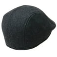 thumbnail image 2 of Charcoal Cotton Blend Ivy Cap Gatsby Newsboy Cabbie Winter Warm Hat, 2 of 2