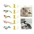 thumbnail image 2 of YIEMEEN Squeaky Bird Cats Teaser Toy with Feathered Simulation Sound for Active Cats Indoor Play Entertainment Cats Hunting Toy, 2 of 18