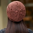 thumbnail image 3 of Womens Lace Flower Beanie Hat Slouchy Hip-hop Skull Cap Warm Turban, 3 of 3