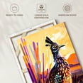 thumbnail image 6 of Elephant Stock Desert Roadrunner Wall Art - Vertical Canvas Wall Art - Living Room Wall Decor - Animal Canvas - Orange And Purple Decor By Ryan James - 8" x 12", 6 of 8