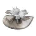 thumbnail image 2 of Fascinator Hat Mujer Kentucky Derby Cocktail Tea Party Tocado Gris Sunnimix sombrero tocado, 2 of 8