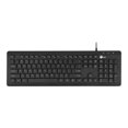thumbnail image 1 of SIIG Clavier Multimédia USB Industriel Lavable et Anti-Poussière - Clavier - USB - QWERTY - Noir, 1 of 11