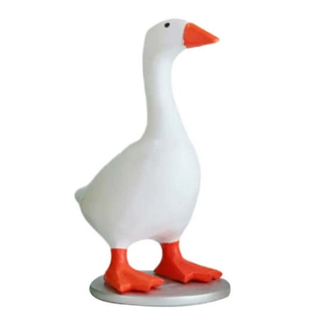 

Magnetic Goose Key Holder Duck Statue Ornaments Suction Statue Standing Storage B