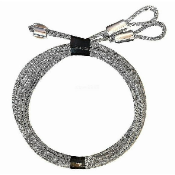 Security garage door extension cable kit galvanized steel braid s hooksp