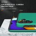 thumbnail image 5 of Ring Stand Case for Samsung Galaxy A32 5G, Dual-Layers Shockproof Protective Cover with Magnetic Rotated Ring Holder, Heavy Duty Camera Lens Protection Rugged Case for Samsung Galaxy A32 5G, Darkgreen, 5 of 7