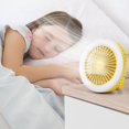 thumbnail image 4 of Teissuly Portable Cool Fan With USB Rechargeable Features LED Night Light Foldable Carabiner Hanging Fan Teissuly WER202312131776, 4 of 7