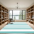 thumbnail image 2 of ODIKA 3'x5' Machine Washable Non-Slip Area Rug, Geometric Seafoam Green High Traffic Rug, Green, 1051632, 2 of 7