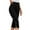 Black, variant on Women's Summer Capris Shorts High Waisted Solid Color Slim Fitting Yoga Gym Pants Leggings Black