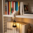 thumbnail image 6 of Cat Bookshelf Lantern, Cat Figurine with LED Shelf Decor, Retro-Style Night Light, for Porches, Patios, and Bookshelves Cat Lovers Night Light Edge White, 6 of 7