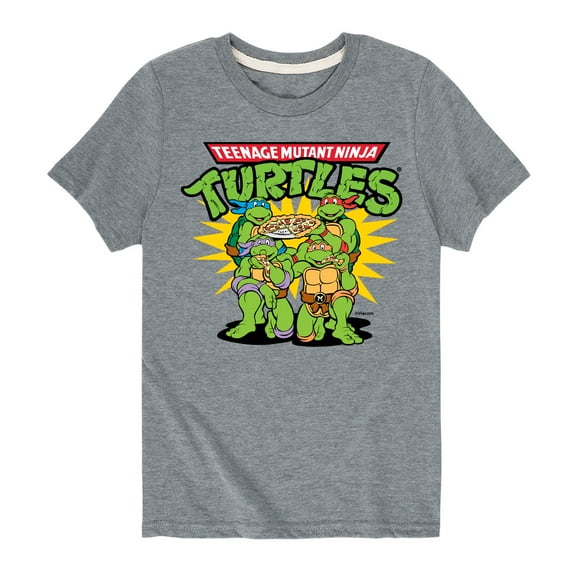 Teenage Mutant Ninja Turtles - Pizza - Toddler And Youth Short Sleeve Graphic T-Shirt