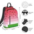 thumbnail image 4 of Daiia Watermelon School Backpack for Men and Women Lightweight Backpack Durable Backpack Water-Resistant,Travel,Work Bag, 4 of 9