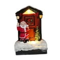 thumbnail image 3 of Casa Iluminada de Navidad Perfecl Pueblo de Nieve LED para Estante Festival, 3 of 8