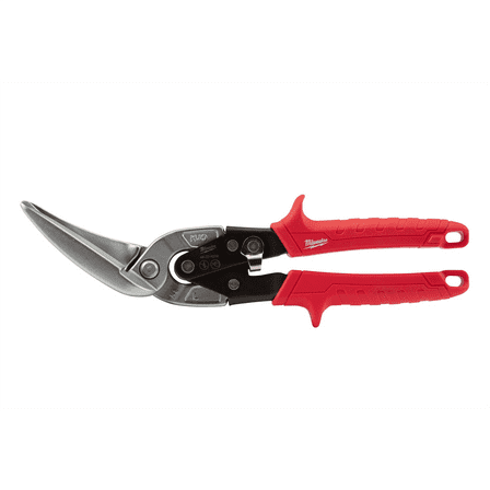 Milwaukee Tool Long Cut Offset Left Aviation Snips