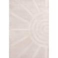 thumbnail image 3 of JONATHAN Y SANDSTONE 5 x 8 Area Rug, Aelius Scandinavian Abstract Sun Two-Tone - White/Cream, SND101B-5, 3 of 12