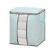 thumbnail image 2 of Bolsa de almacenamiento extragrande y resistente para ropa | Asas reforzadas con doble cremallera | Bolsa plegable impermeable de tela no tejida | Organizador para mudanzas, viajes y dormitorios, 2 of 6