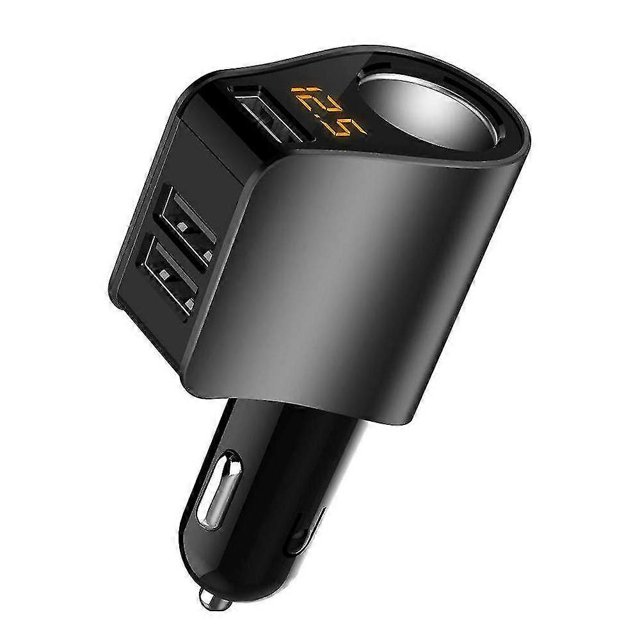 compatible Usb Car Charger Adapter Cigarette Lighter Socket Splitter Adapter_Perfect Gift