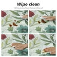 thumbnail image 4 of JEUXUS  Deluxe Elastic Edged Flannel Backed Fitted Table Cover - Watercolor Floral Pattern - Large Round, 4 of 7