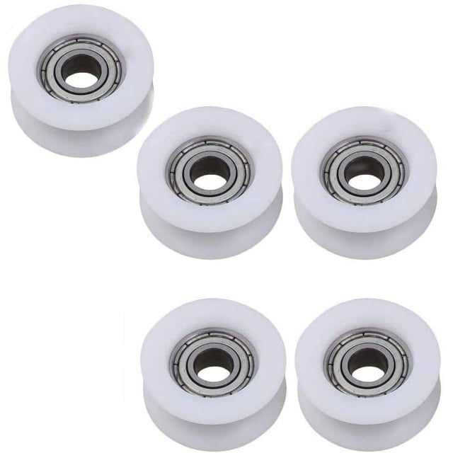 HUGFEGWE Poulie Ronde en Nylon de 46,5mm Roulement à Roulettes pour 6, Corde de 8,10mm, avec Roulement 608zz CJB91-14254