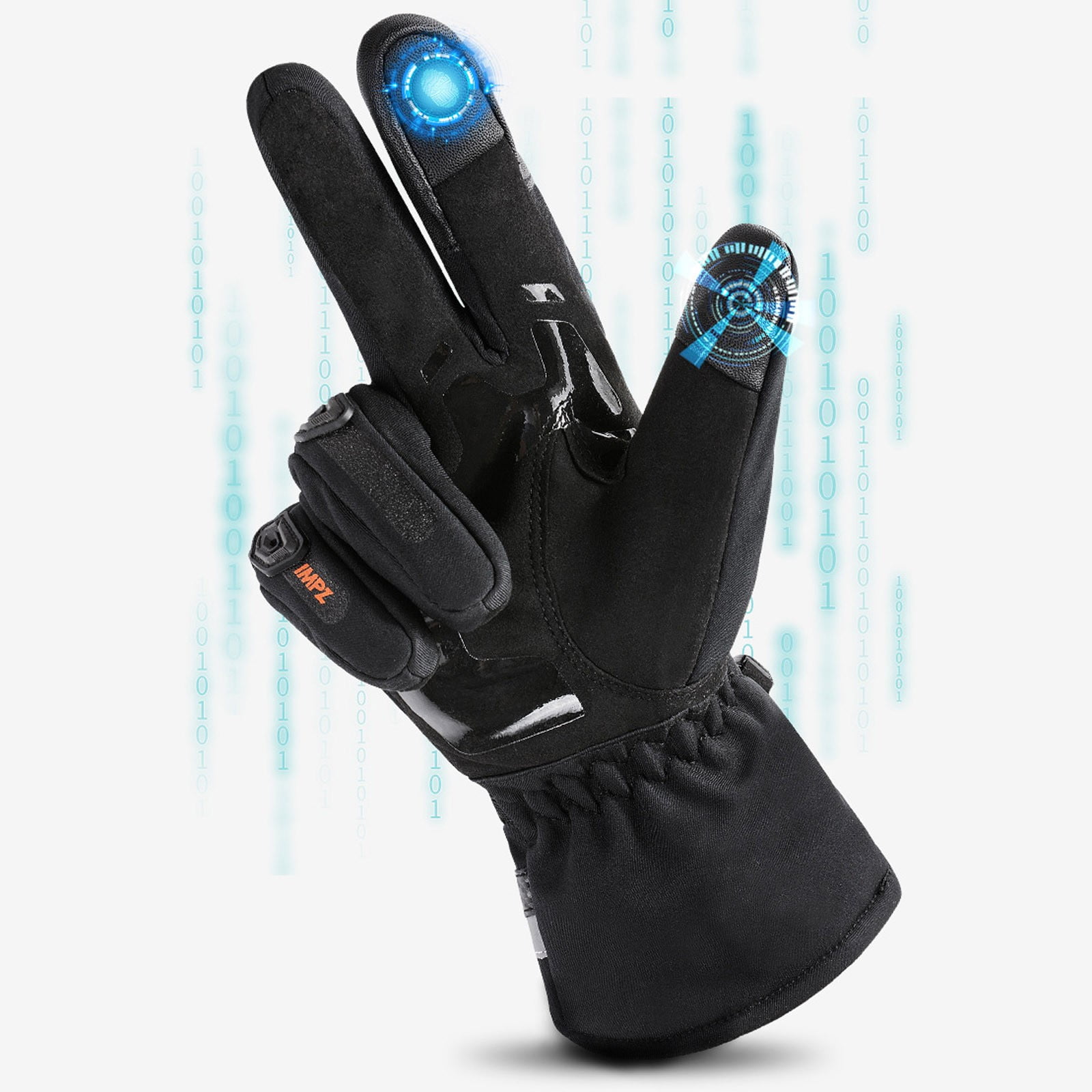 Thermo Grip Winter Motorcycle Gloves Insulated Touchscreen Compatible Riding Gear for Men and Women