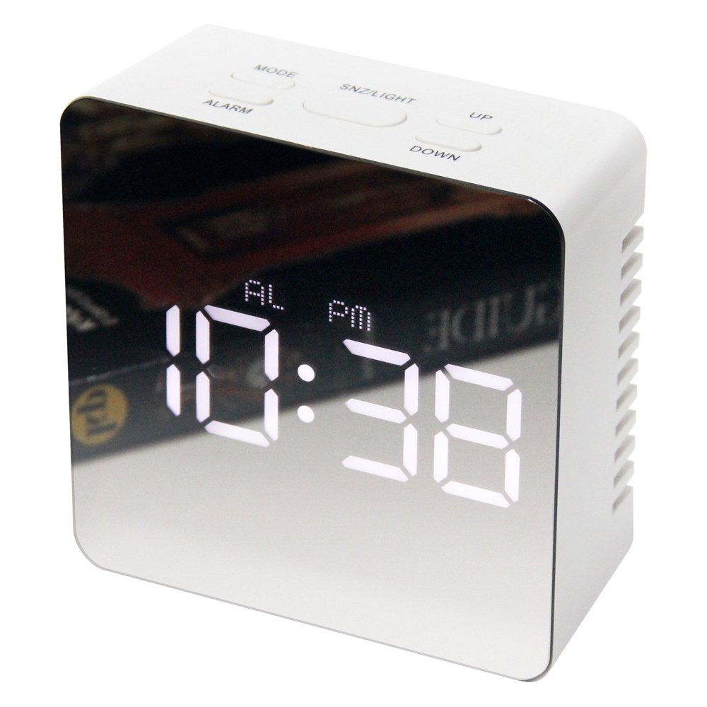 Infinity Instruments Le Petit White Mantel Clock