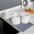 thumbnail image 7 of AYYUFE Dish Drying Mat Waterproof Heat Insulation Silicone Multipurpose Anti-slip Foldable Draining Pad for Kitchen, 7 of 7