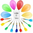 thumbnail image 1 of Juegos de Carnaval Globos de Dardos, 500 Piezas Decoraciones de Circo Globos navideños Globos de Agua con 10 Piezas de Dardos para Suministros de Fiesta de Carnaval - -, 1 of 5