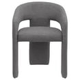 thumbnail image 4 of Coaster Eudora Boucle Fabric Upholstered Dining Arm Chair Gray, 4 of 11