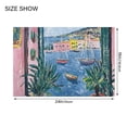 thumbnail image 4 of Yayeee Bath Rugs for Bathroom Floor Set of 2 Non Slip Fluffy Soft Absorbent Mat, Pink Window, 4 of 7