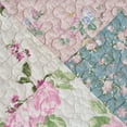 thumbnail image 6 of Chezmoi Collection Gayle 1-Piece Cotton Patchwork Quilted Throw - Vintage Washed Floral, Soft Breathable Reversible Quilt for All Seasons. Throw Blanket, 6 of 9
