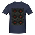 thumbnail image 4 of Bingfone Red Poker Men'S Loose Fit Short-Sleeve Pocket T-Shirt, 4 of 7