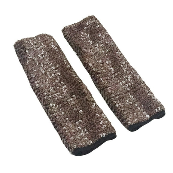 Yanyanz Gloves Mittens, Stylish Glitter Gloves Sequin Long Gloves Fingerless Elastic Gloves Glitter Carnival Costumes for Women And Girls, Gloves Khaki One Size