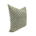 thumbnail image 2 of Fabdivine PureLinen Hand Block Print Decorative Throw Pillow Cover , 22"X22", Yellow, 2 of 5